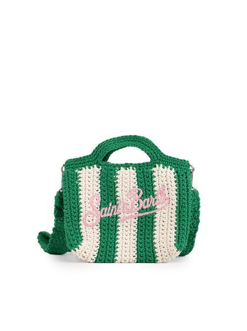 Borsa mini in crochet a righe Mc2 Saint Barth | CROCHET BAG MINI00193H STRIPES POP V 57